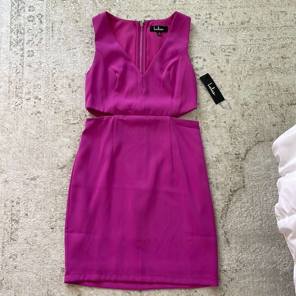 Lulus mini purple dress
